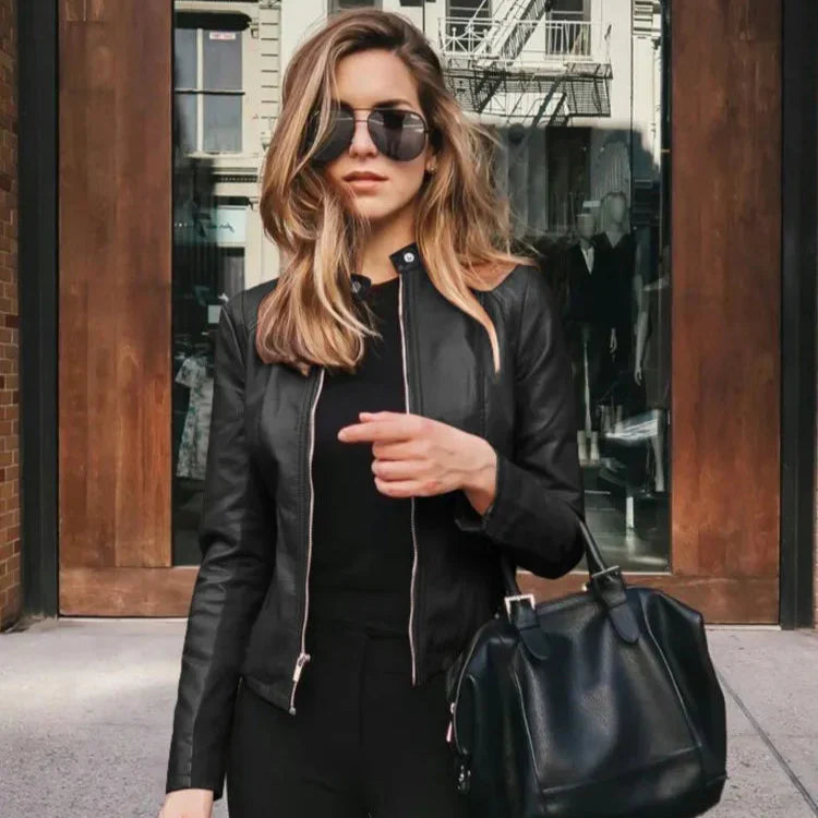 Sofy | Chaqueta versátil de piel de alta calidad