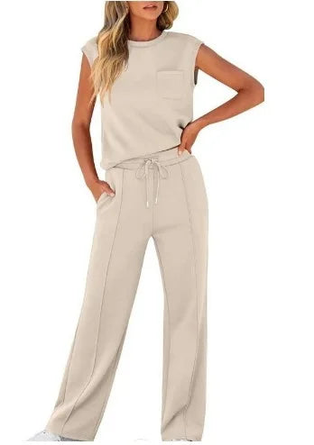 KAIYA - ☀️ Conjunto informal suave de primavera - verano☀️