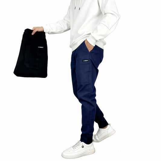 Leo | Pantalones cargo elásticos Premium