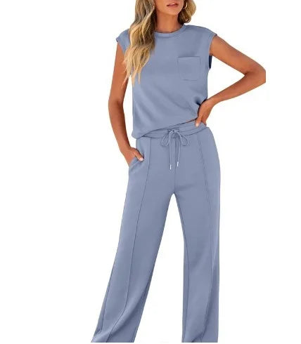 KAIYA - ☀️ Conjunto informal suave de primavera - verano☀️