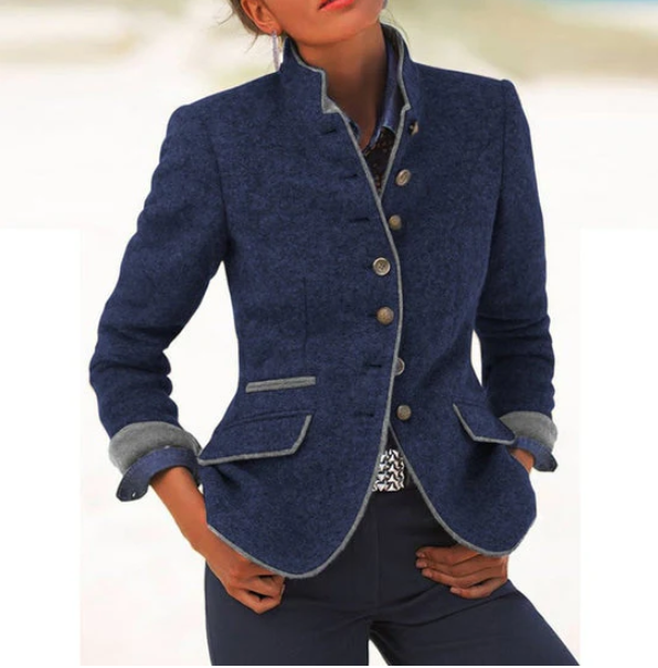 Eleonora | Elegante cárdigan con cuello alto