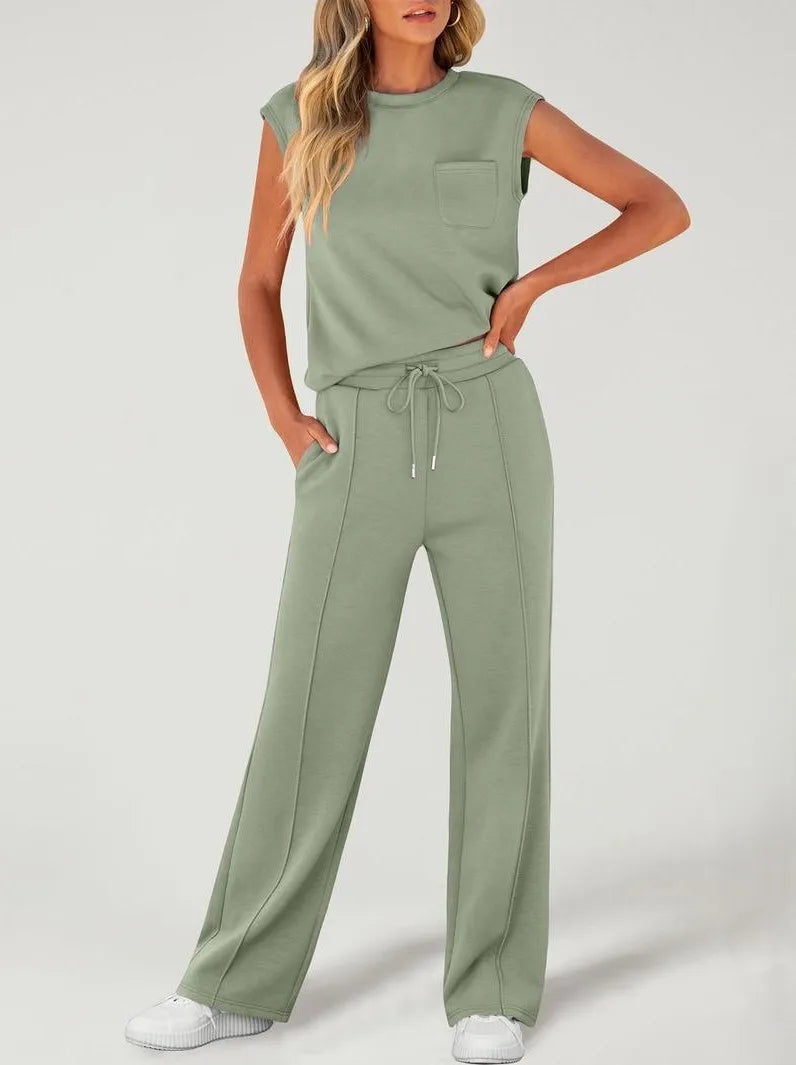 KAIYA - ☀️ Conjunto informal suave de primavera - verano☀️