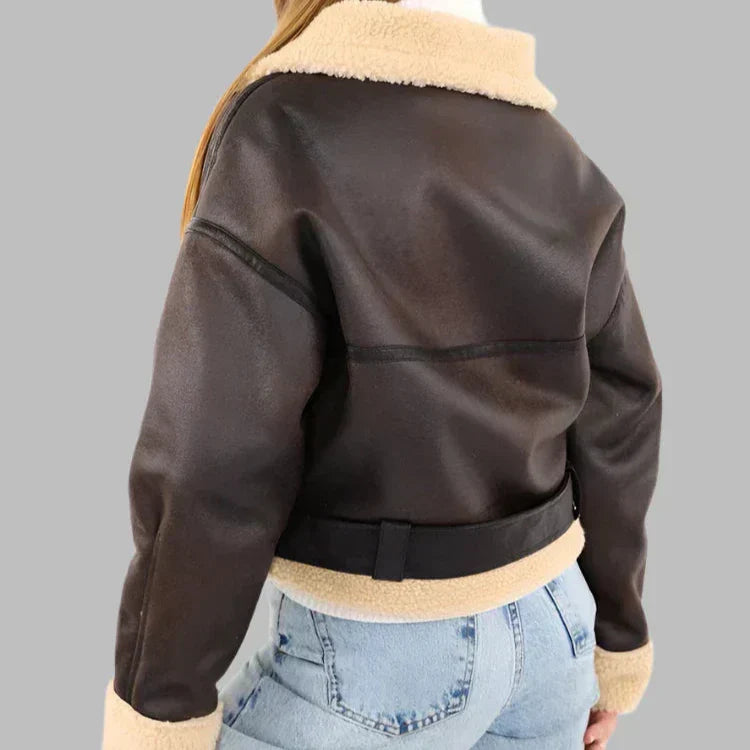 Mia | Chaqueta de cuero transpirable y versátil