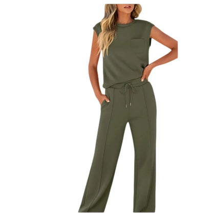 KAIYA - ☀️ Conjunto informal suave de primavera - verano☀️