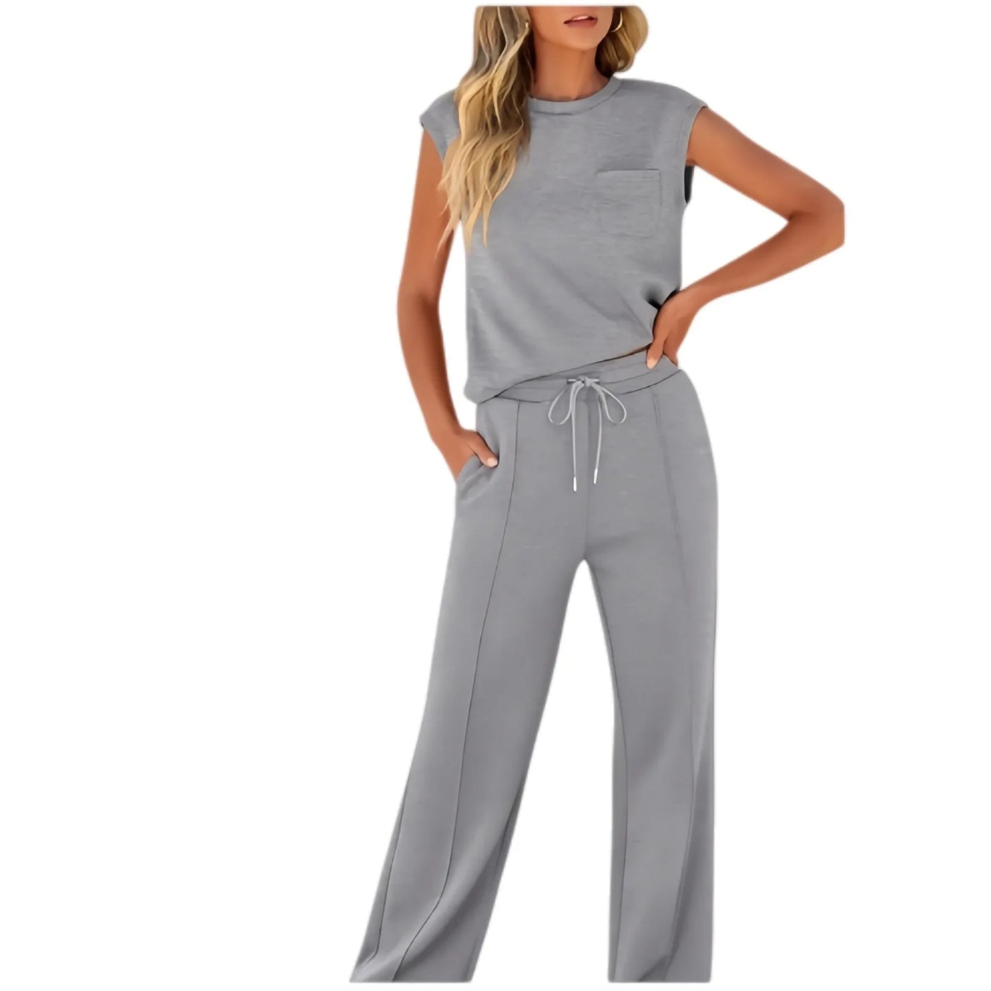 KAIYA - ☀️ Conjunto informal suave de primavera - verano☀️