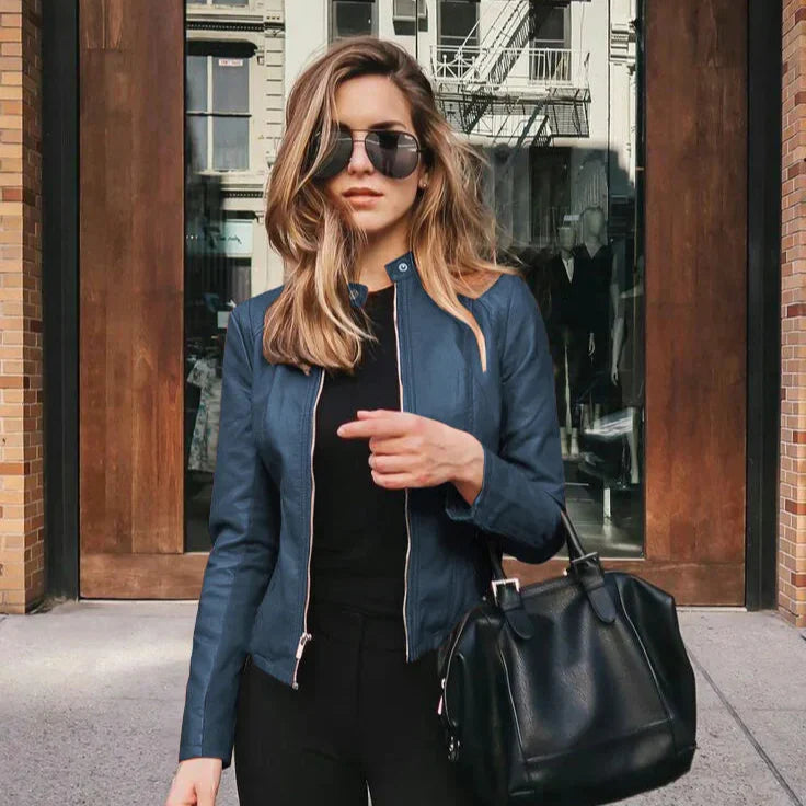 Sofy | Chaqueta versátil de piel de alta calidad