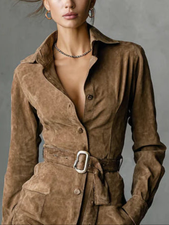 Clara | Vestido midi de manga larga