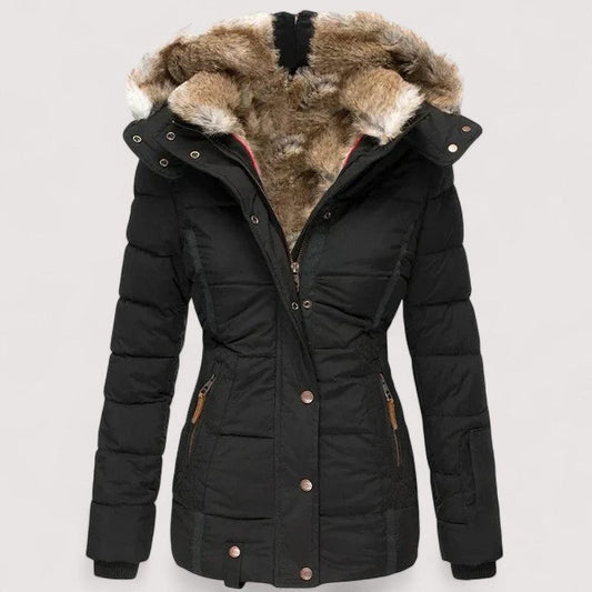 Xenia™ – Abrigo de invierno cálido con forro de pelo