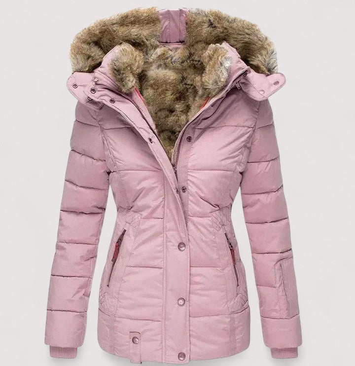 Xenia™ – Abrigo de invierno cálido con forro de pelo