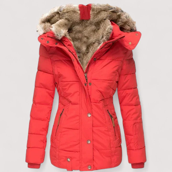 Xenia™ – Abrigo de invierno cálido con forro de pelo