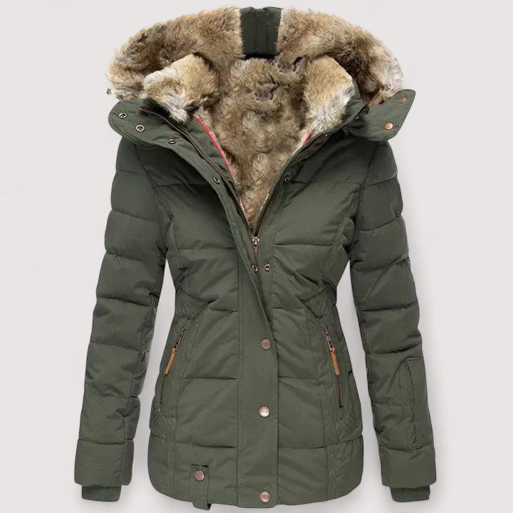 Xenia™ – Abrigo de invierno cálido con forro de pelo