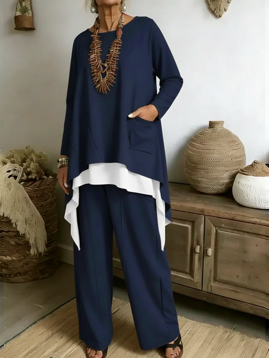 Carmen - Conjunto Casual Elegante de Dos Piezas