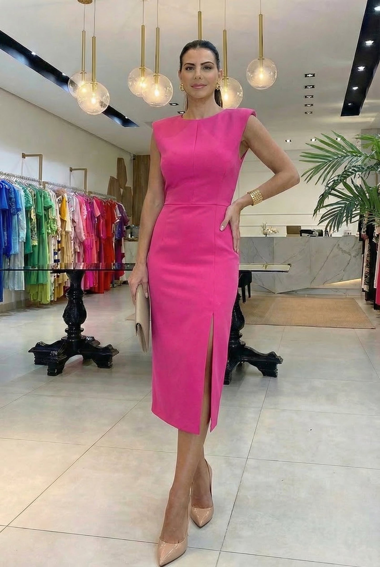Bárbara™ | Vestido que estiliza tu figura al instante