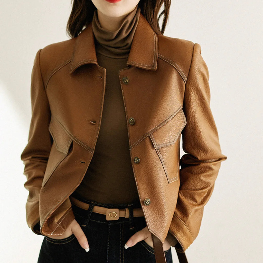 Zenaida | Chaqueta de cuero para la primavera