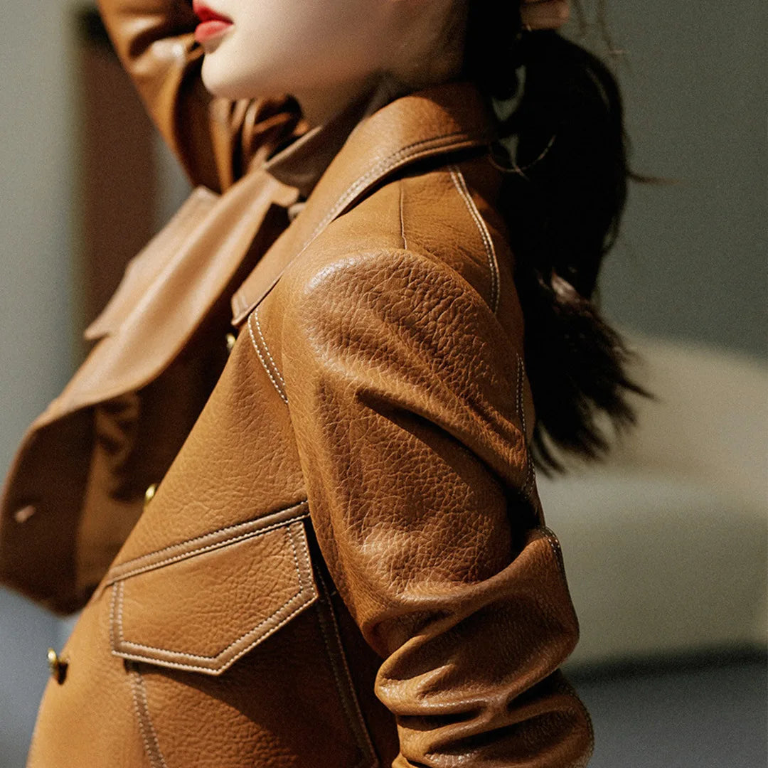 Zenaida | Chaqueta de cuero para la primavera