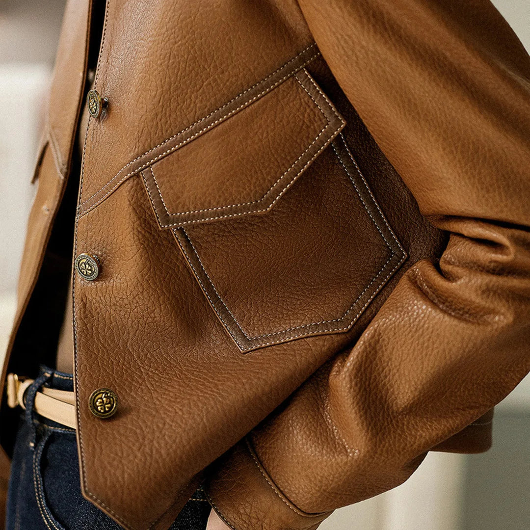 Zenaida | Chaqueta de cuero para la primavera