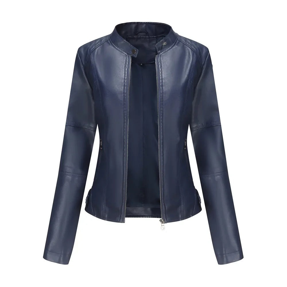 Bárbara | Chaqueta de cuero elegante y moderna